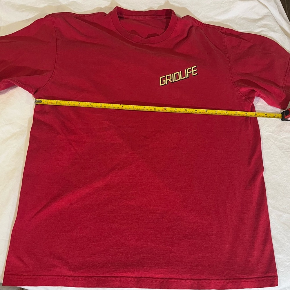 GRIDLIFE Red Tee small/medium